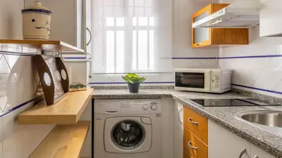 Una cocina o zona de cocina en Apto. City Hall