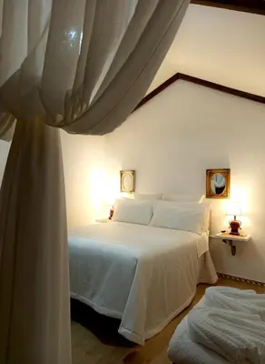 Cama o camas de una habitación en La Casa de Reyes