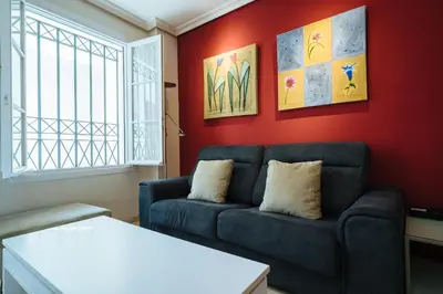 Zona de estar de APARTAMENTO EN CASA PALACIO CON PISCINA 15 MAYO a 15 OCTUBRE