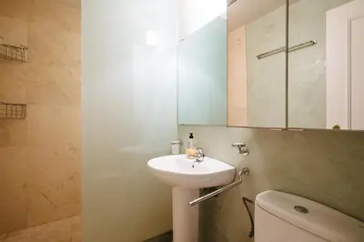 Un baño de APARTAMENTO EN CASA PALACIO CON PISCINA 15 MAYO a 15 OCTUBRE