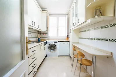 Una cocina o zona de cocina en APARTAMENTO EN CASA PALACIO CON PISCINA 15 MAYO a 15 OCTUBRE