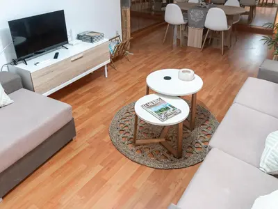 Una televisión o centro de entretenimiento en Apartamento Sanchez