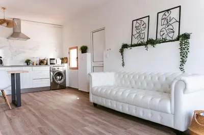 Zona de estar de Alojamiento Rural con jacuzzi privado