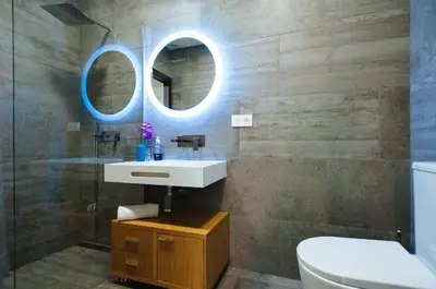 Un baño de Acogedor Apartamento José Laguillo.
