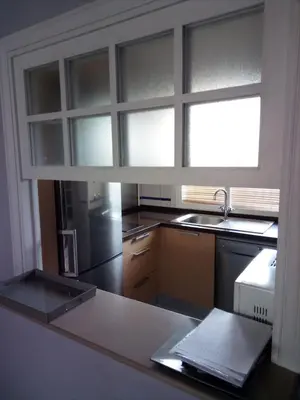 Una cocina o zona de cocina en Cozy apartment & free parking