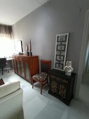 Zona de estar de Cozy apartment & free parking