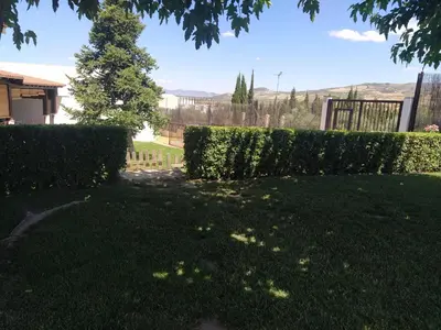 Jardín al aire libre en Casa Rural Alamillo