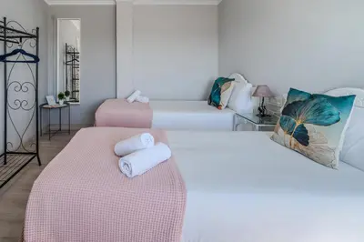 Cama o camas de una habitación en Calleja La Pimentera