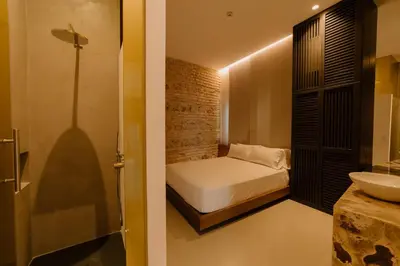Cama o camas de una habitación en Casa del Cardenal