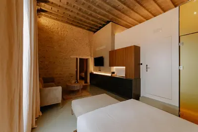 Cama o camas de una habitación en Casa del Cardenal