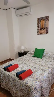 Cama o camas de una habitación en VILLA HISPANO-BRASILEÑA SALAR 2