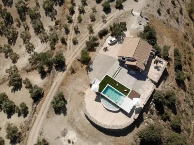CASA RURAL LA CHOZA DE MINDO a vista de pájaro