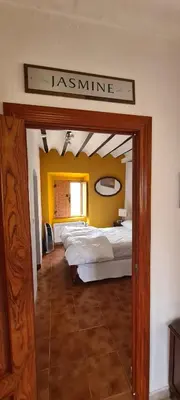 Cama o camas de una habitación en Casa el Castano