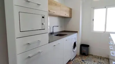 Una cocina o zona de cocina en Selecta 3 dormitorios junto a Sanchez Pizjuan