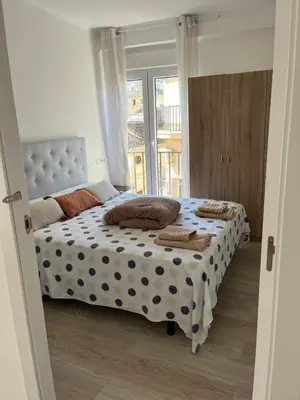 Cama o camas de una habitación en PISO CENTRO CON VISTAS ANTEQUERa