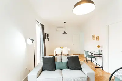Zona de estar de Peral Suite Sevilla