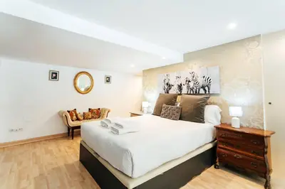 Cama o camas de una habitación en Dúplex Florida II
