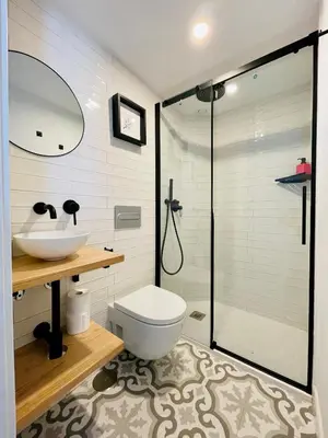 Un baño de Modern apartment in the city centre, La Alameda