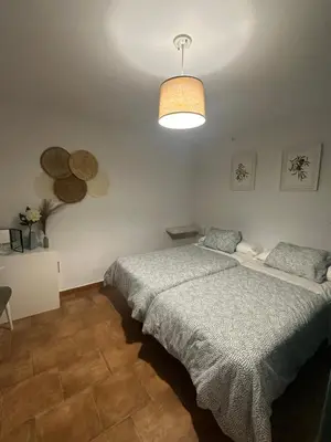 Cama o camas de una habitación en Ballesterin
