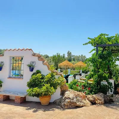 Jardín al aire libre en Casa rural Antonio y Esperanza