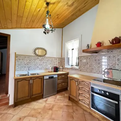 Una cocina o zona de cocina en Casa rural Antonio y Esperanza