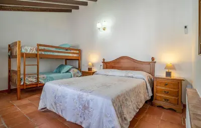 Cama o camas de una habitación en Casa rural Antonio y Esperanza