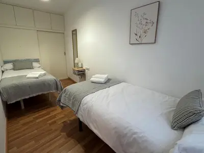 Cama o camas de una habitación en El Rincón de Candela - Apartamento Centro de Córdoba