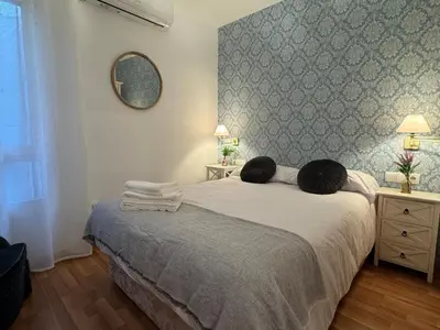 Cama o camas de una habitación en El Rincón de Candela - Apartamento Centro de Córdoba