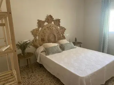 Cama o camas de una habitación en Casa Valdevientos Alojamiento Rural