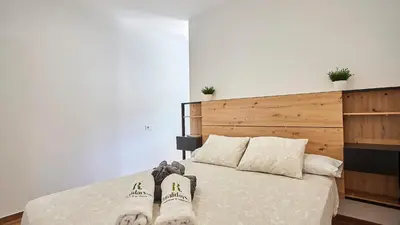 Cama o camas de una habitación en Villa Vista Hermosa Olvera by Ruralidays