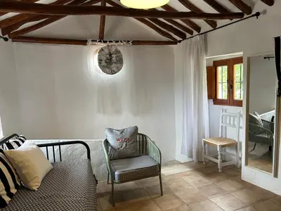 Zona de estar de Las casillas de la Villa: TANGO