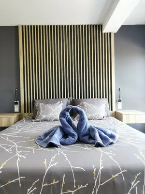 Cama o camas de una habitación en Las mejores vistas de Cordoba con parking privado gratuito