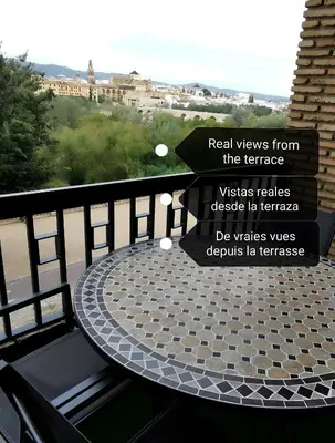Un balcón o terraza de Las mejores vistas de Cordoba con parking privado gratuito