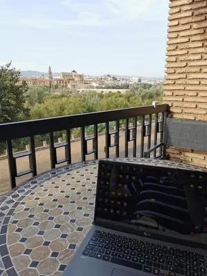 Un balcón o terraza de Las mejores vistas de Cordoba con parking privado gratuito