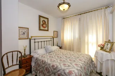 Cama o camas de una habitación en Casa de Ana Rosa