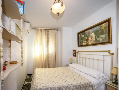 Cama o camas de una habitación en Casa de Ana Rosa
