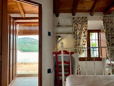 Cama o camas de una habitación en Las casillas de la Villa: SOLEÁ
