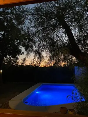 Piscina en o cerca de Casa Madera Urbanizacion Socorro