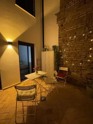 Zona de estar de Apartamento en casco histórico de Córdoba/piscina