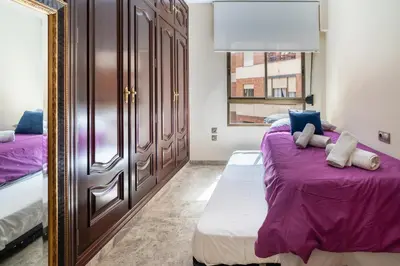 Cama o camas de una habitación en Apartamento Riyadh