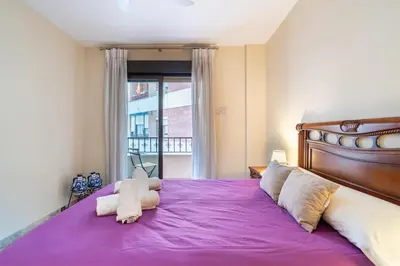Cama o camas de una habitación en Apartamento Riyadh