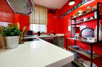 Una cocina o zona de cocina en Apartamento cerca de la MEZQUITA DE CORDOBA & FREE PRIVATE PARKING