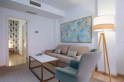 Zona de estar de Lirio Suite Apartment - Private Parking included