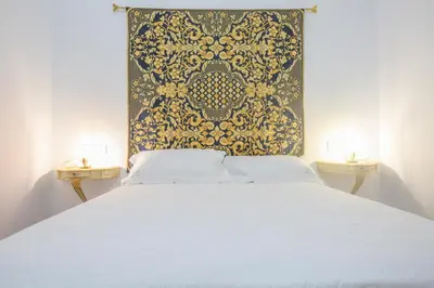 Cama o camas de una habitación en CASA SEÑORIAL CON PISCINA. CASA DONNA ISABEL