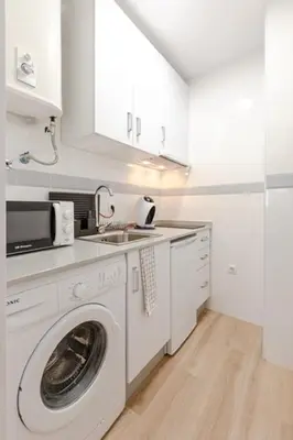 Una cocina o zona de cocina en Loft en Centro Histórico con bicis gratis