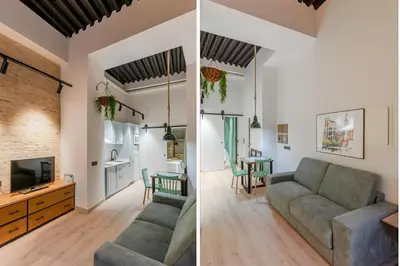 Zona de estar de Berenguela Setas Lofts