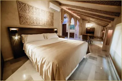 Cama o camas de una habitación en LA POSADA DEL LIMONERO