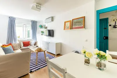 Zona de estar de Colours Apartment and Garage Historical Center 4 pax