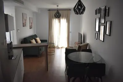 Zona de estar de Apartamentos Molinos