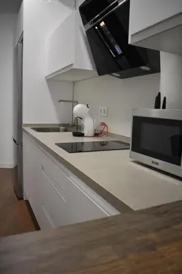 Una cocina o zona de cocina en Apartamentos Molinos